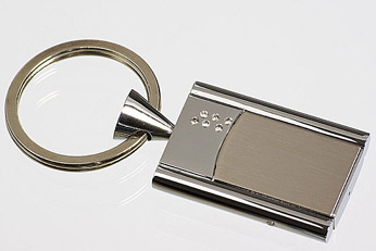 USB kľúč Swarovski, 6 bielych kryštálikov, 4 GB zn. PROPAG - Kliknutím na obrázok zatvorte -